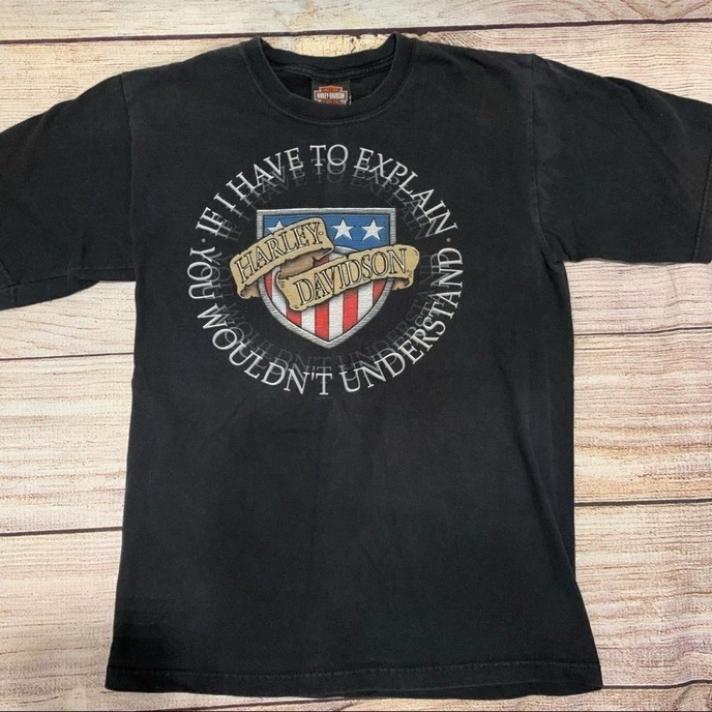 Harley Davidson Graphic Tee Size Small
